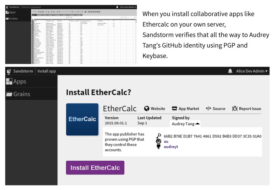 Authenticated App Packages On Sandstorm With PGP And Keybase ...